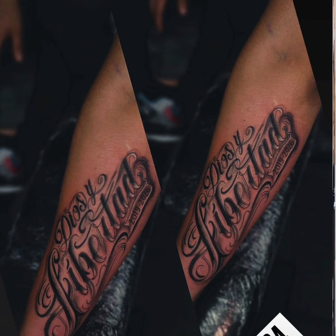 Tattoo by @tattokai2324 — lettering_script, chicano