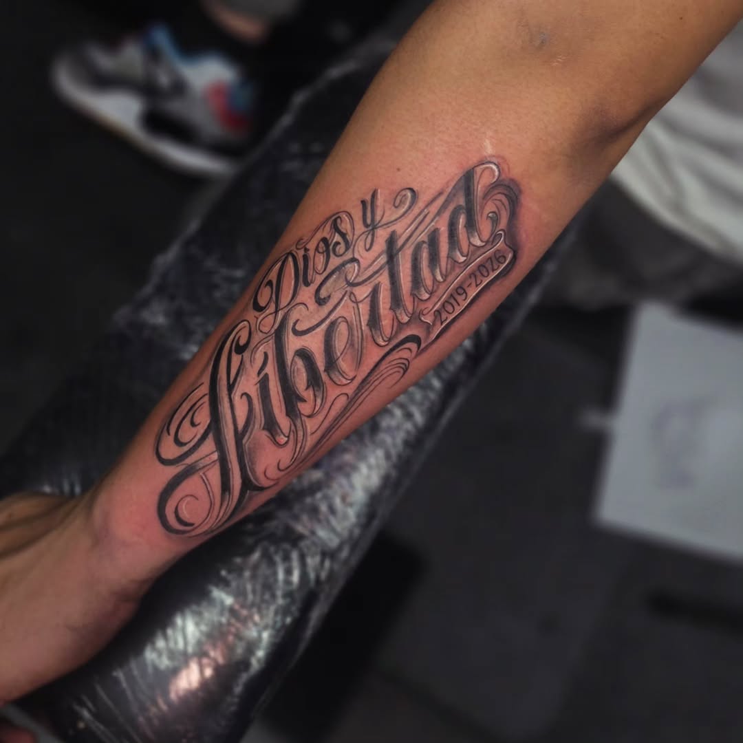 Tattoo by @tattokai2324 — lettering_script, chicano
