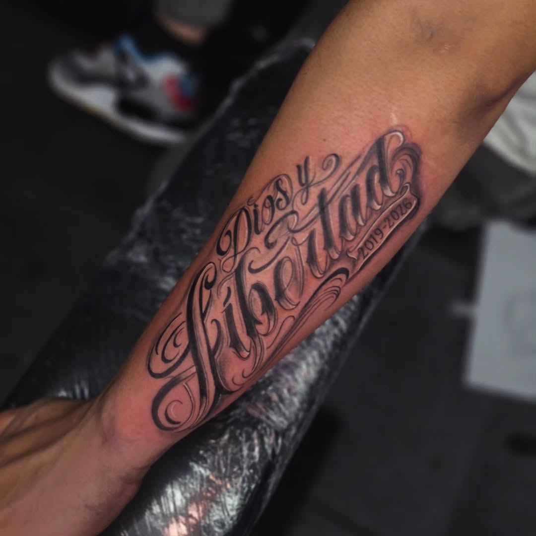 Tattoo by @tattokai2324 — lettering_script, chicano