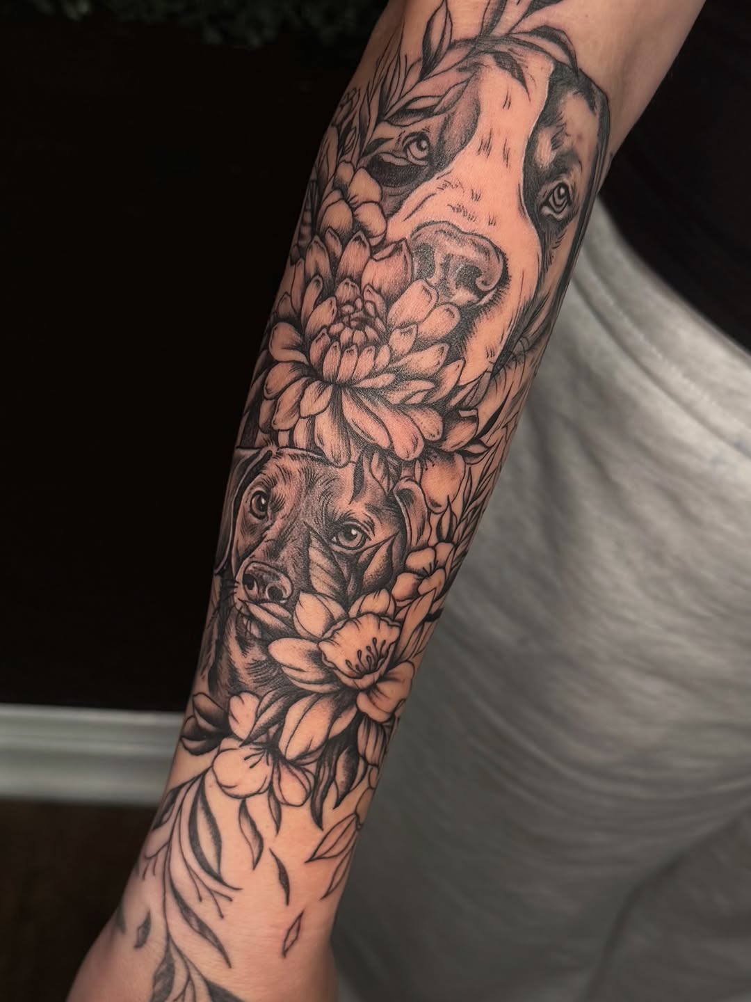 Tattoo by @bremarietattoos — realism, black_and_grey
