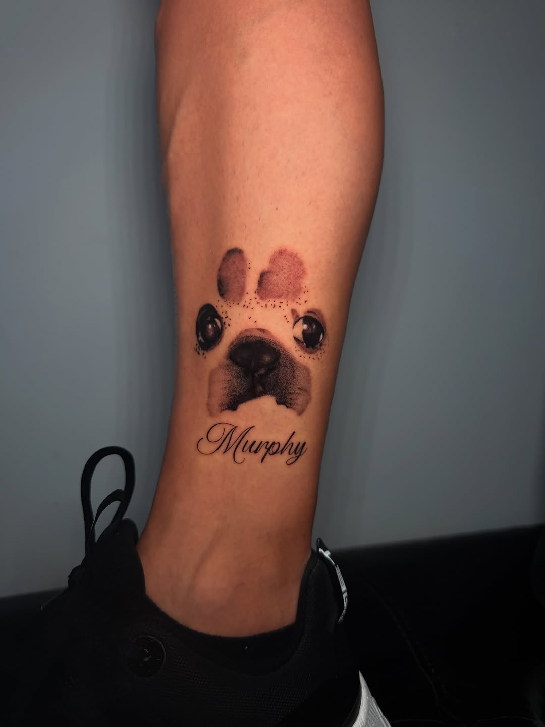 Tattoo by @gabsthegeminii — realism, lettering_script