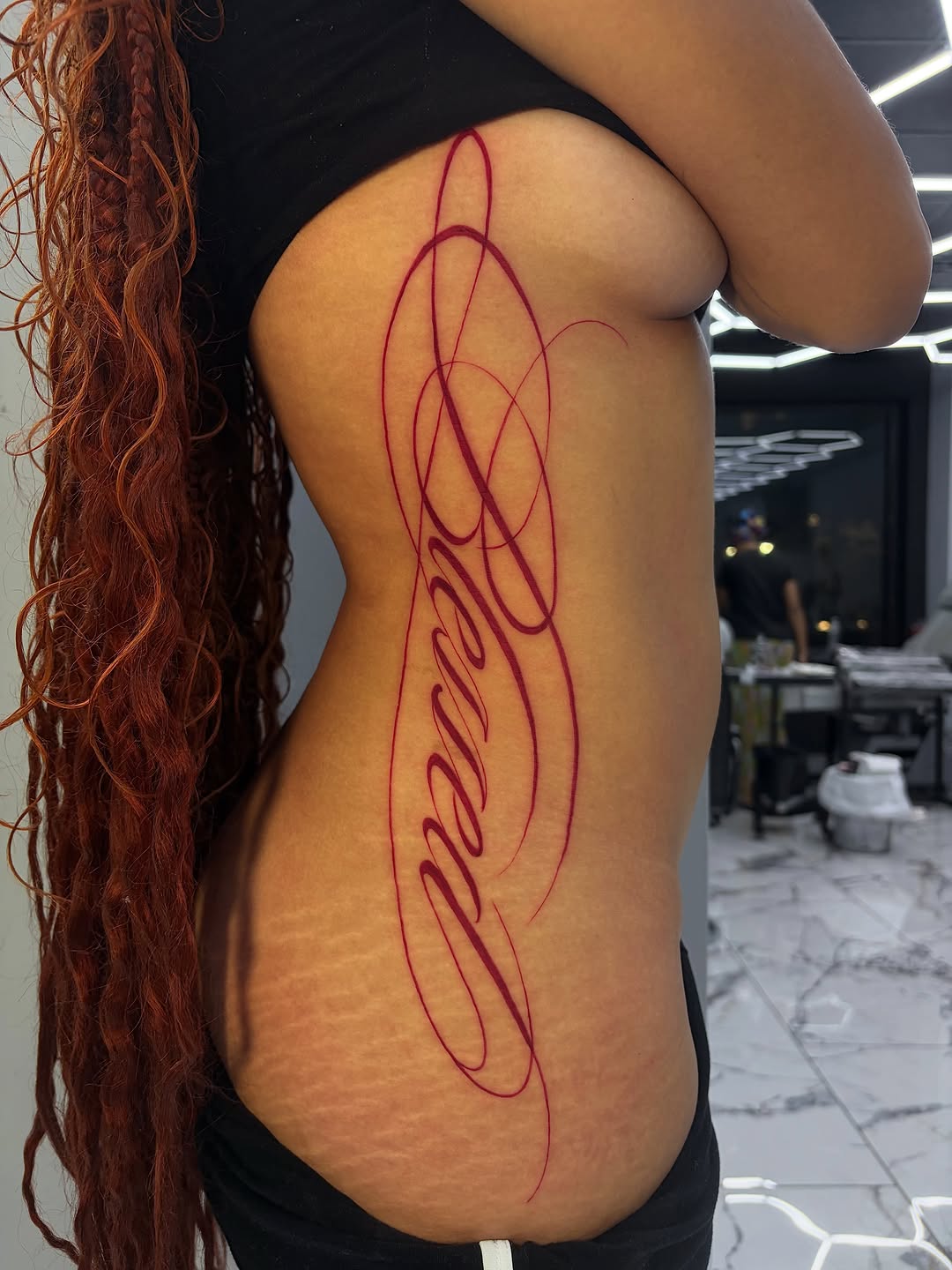 Tattoo by @vienna.tattoo — lettering_script