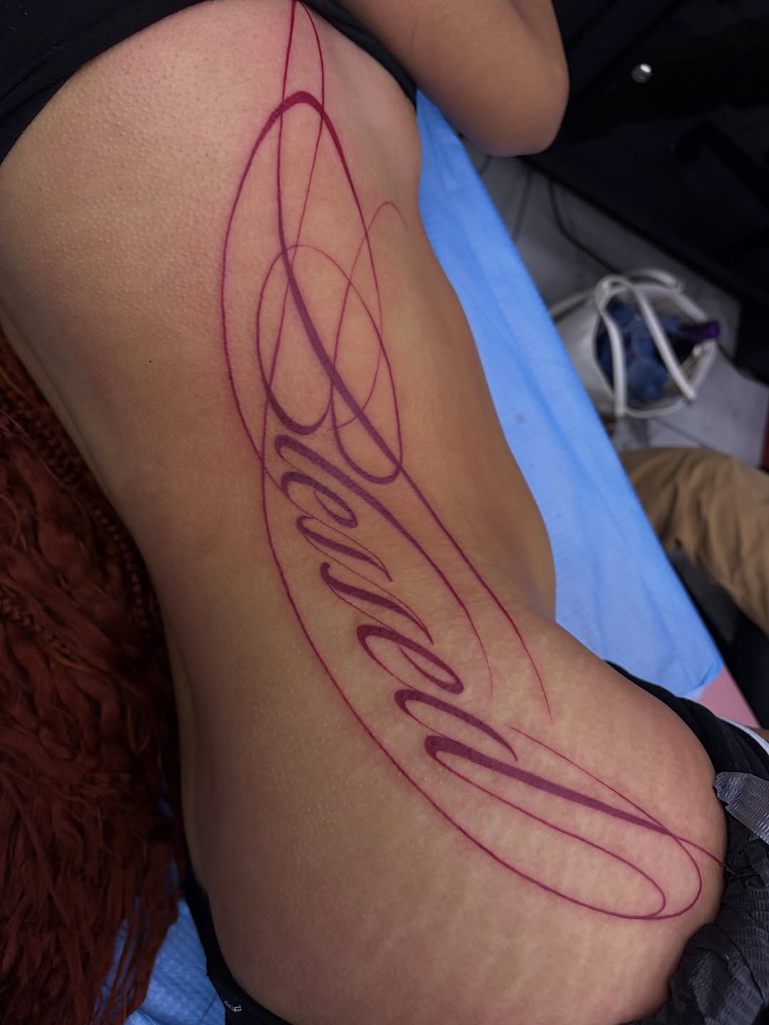 Tattoo by @vienna.tattoo — lettering_script