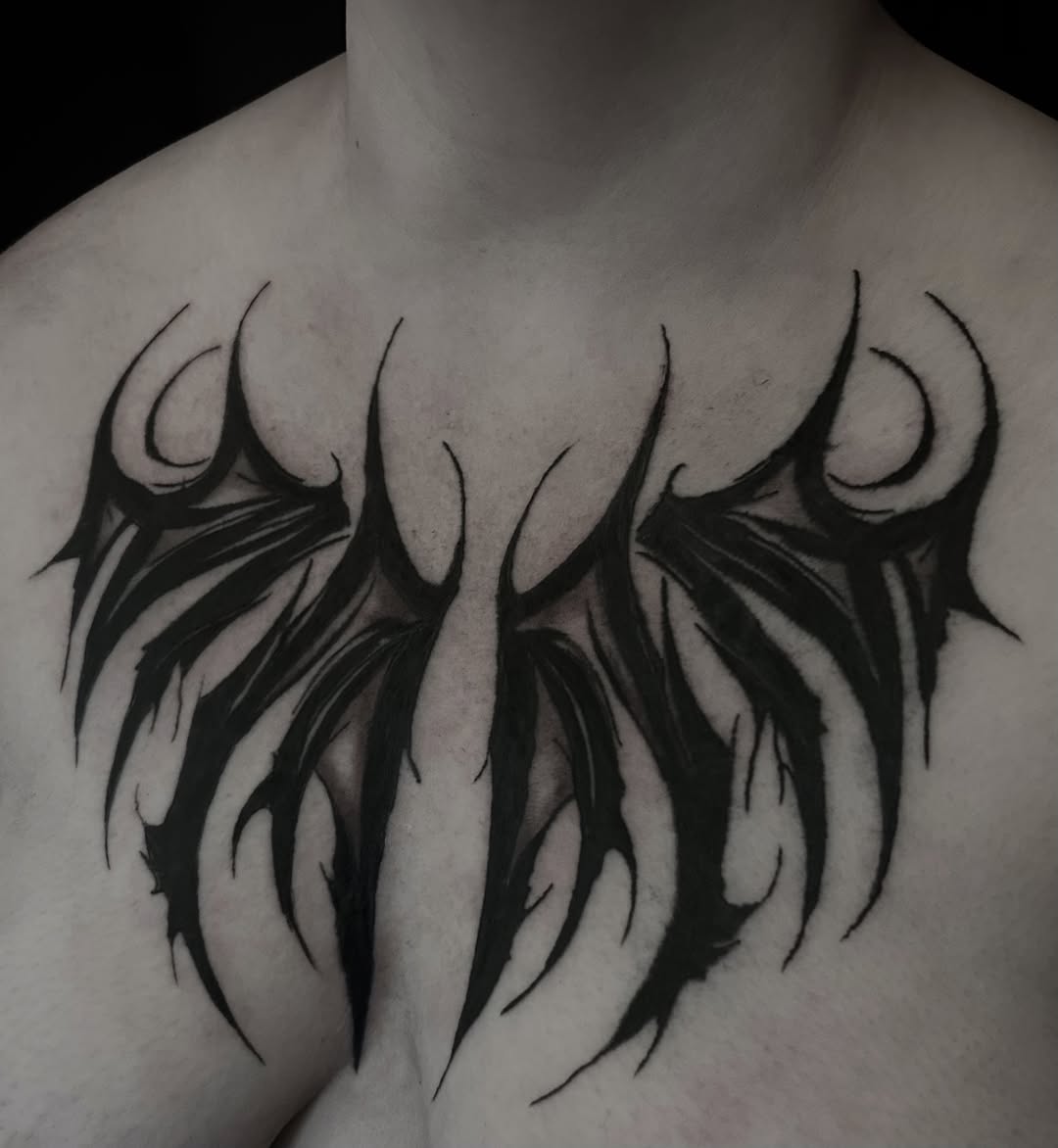 Tattoo by @tolo_tattoos — blackwork
