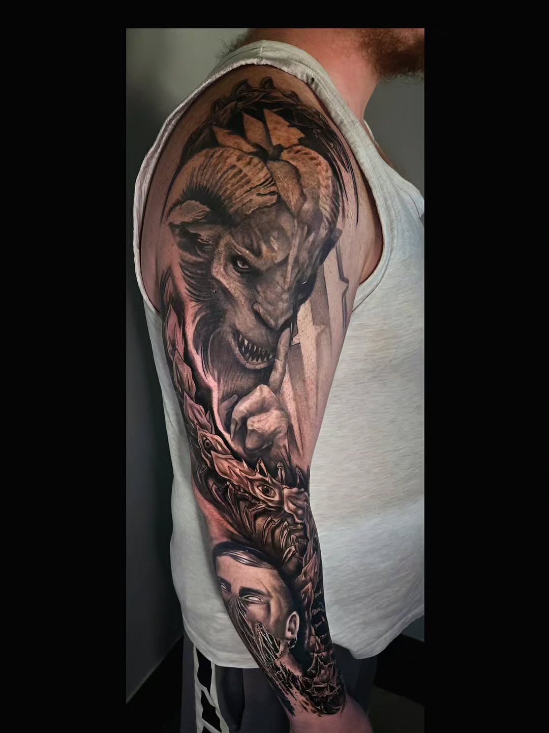 Tattoo by @goth_ross_502 — realism, dark_realism
