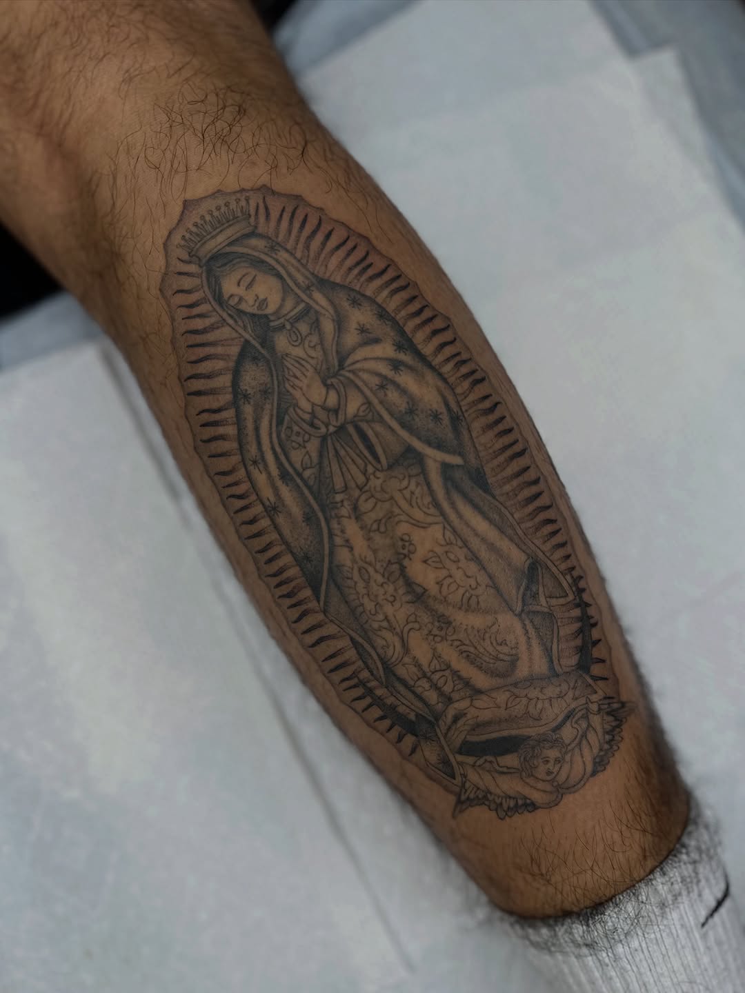 Tattoo by @adriannastabs — chicano, black_and_grey