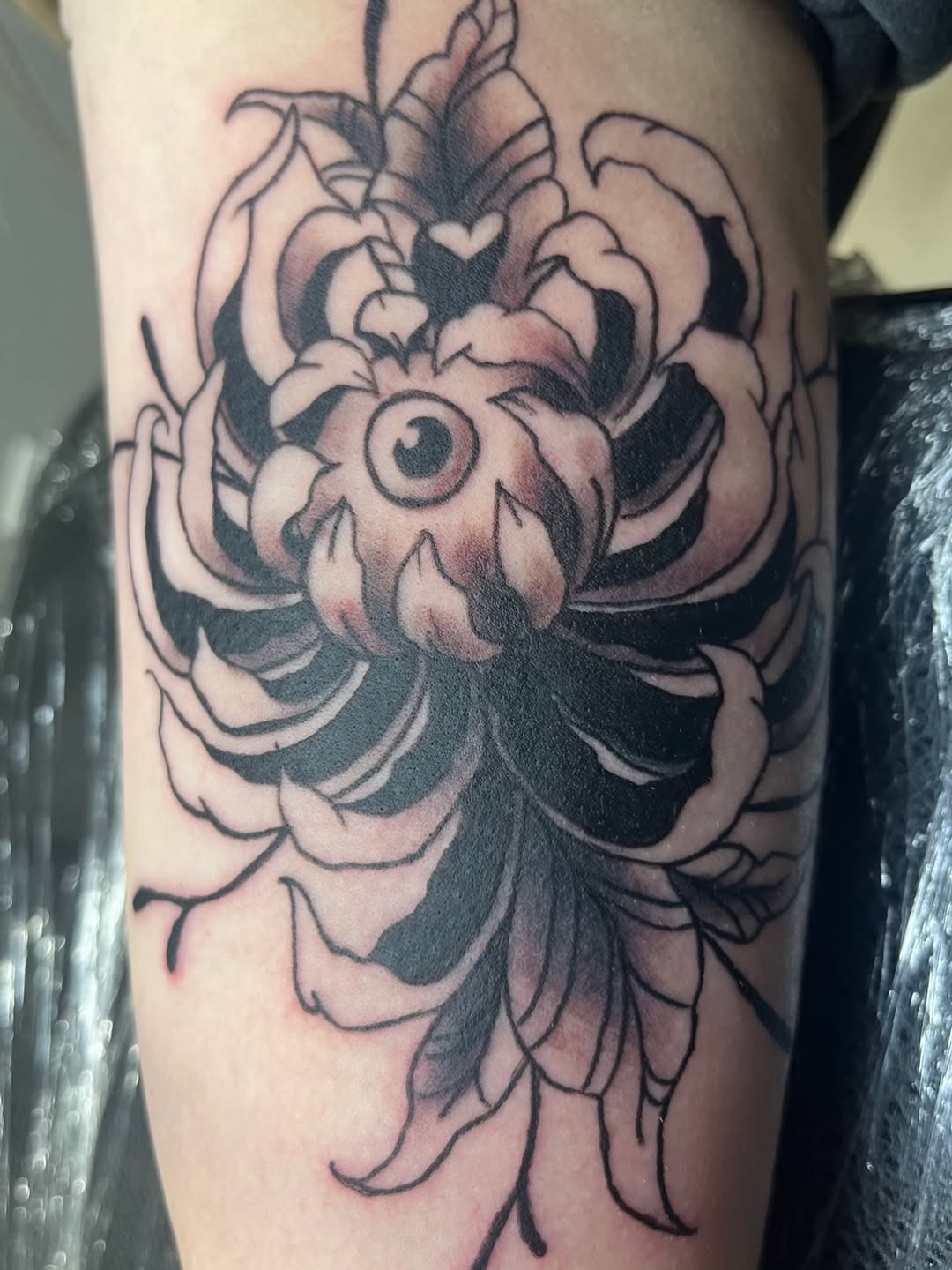 Tattoo by @inked.by.joslyn — japanese_irezumi, black_and_grey