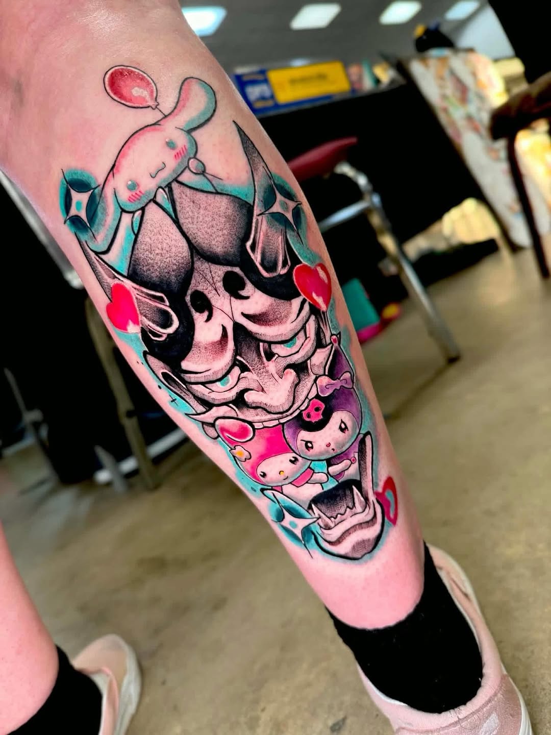 Tattoo by @robertsmithfl — new_school, anime