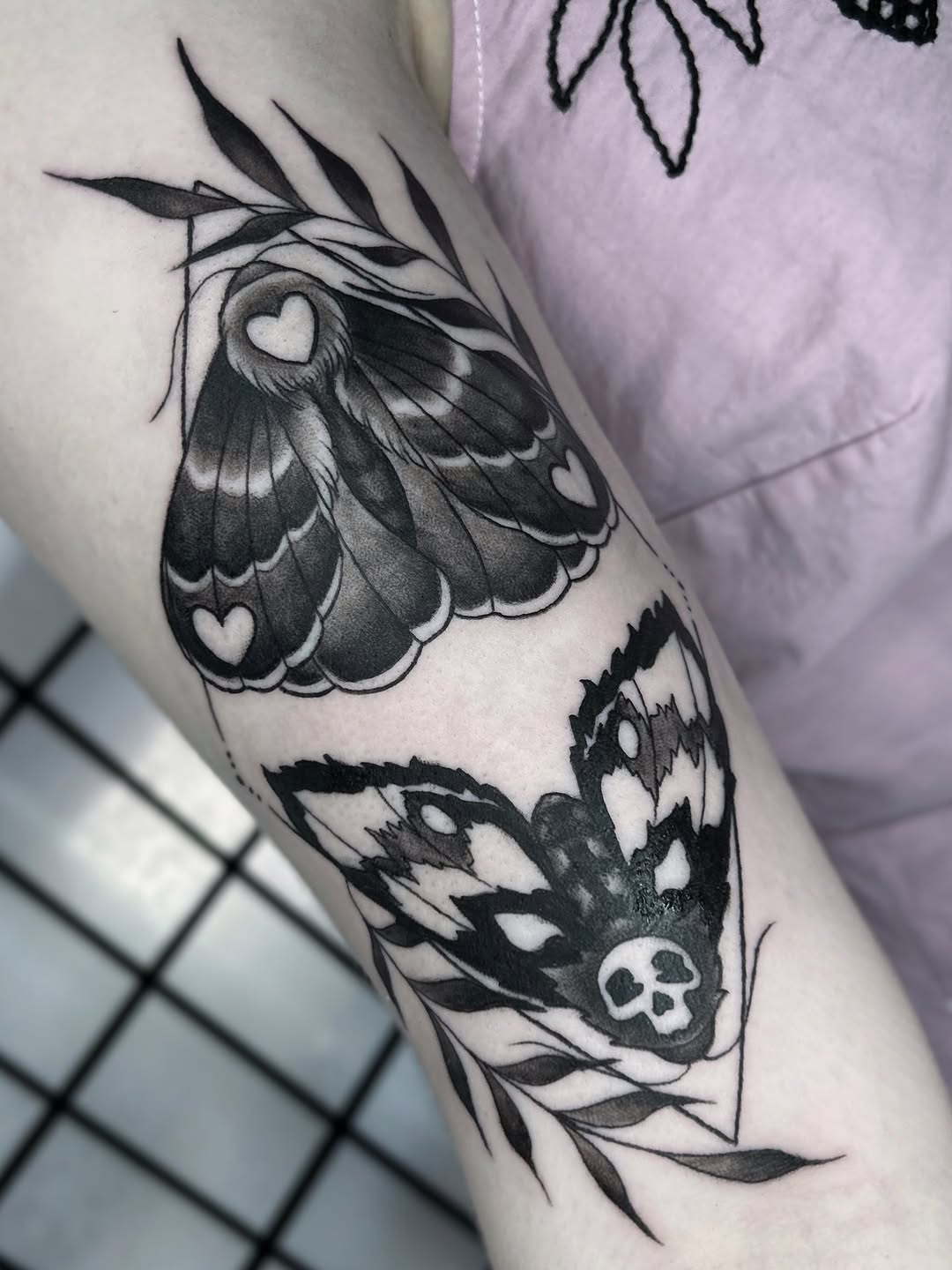 Tattoo by @marisolcreative — black_and_grey, dark_realism
