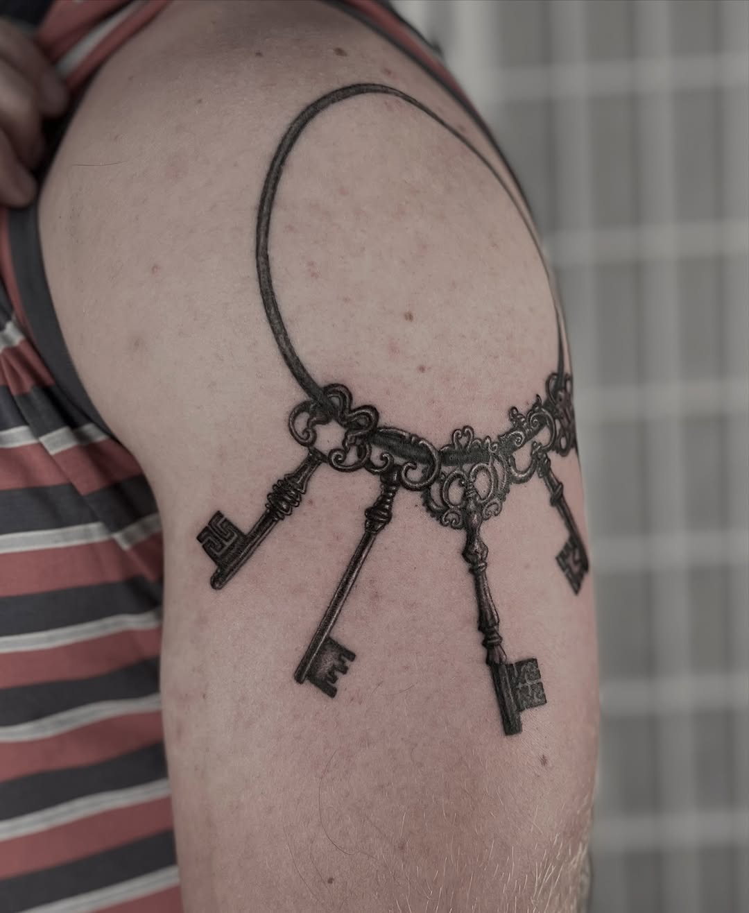 Tattoo by @gracespringerart — black_and_grey, ornamental