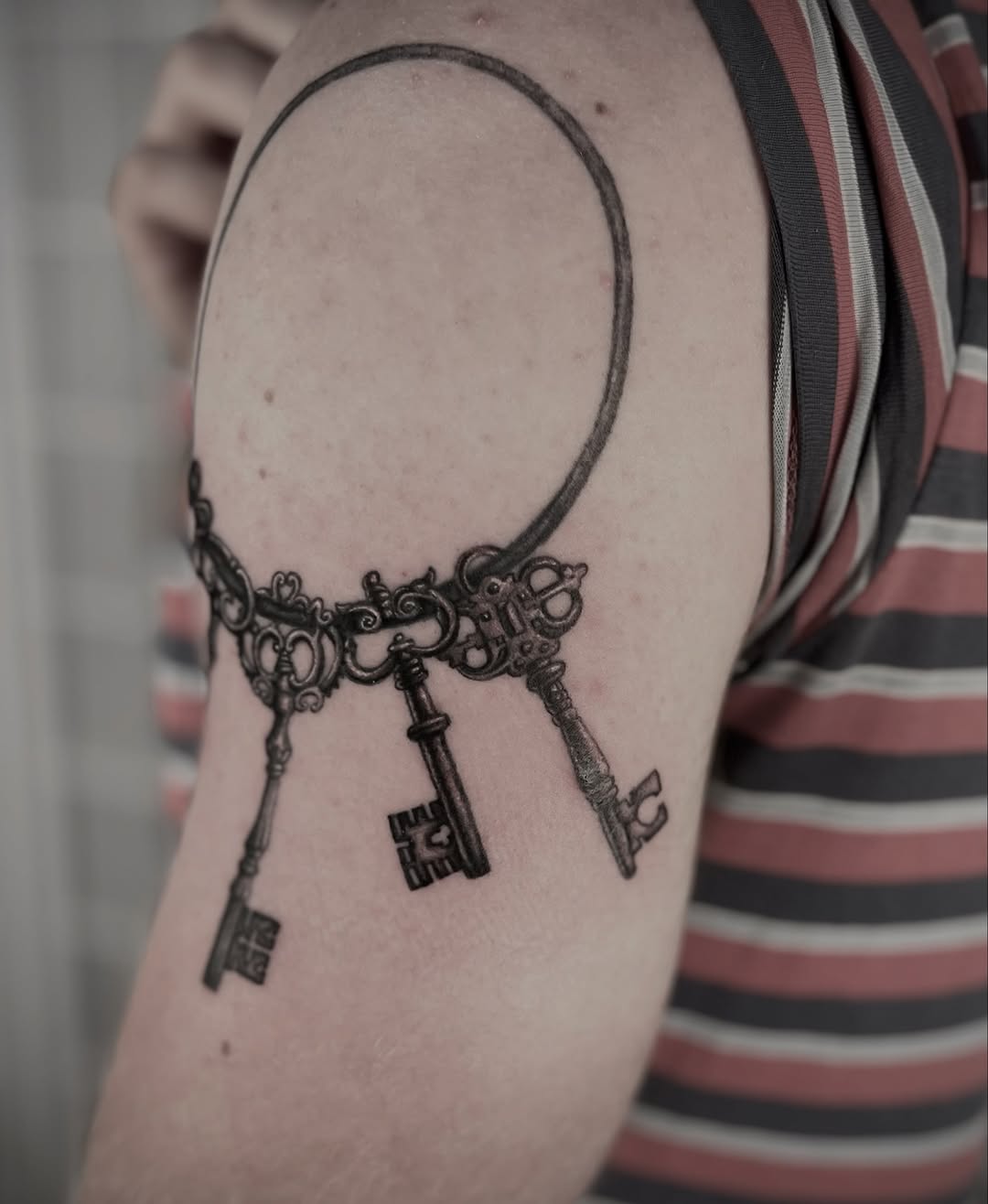 Tattoo by @gracespringerart — black_and_grey, ornamental