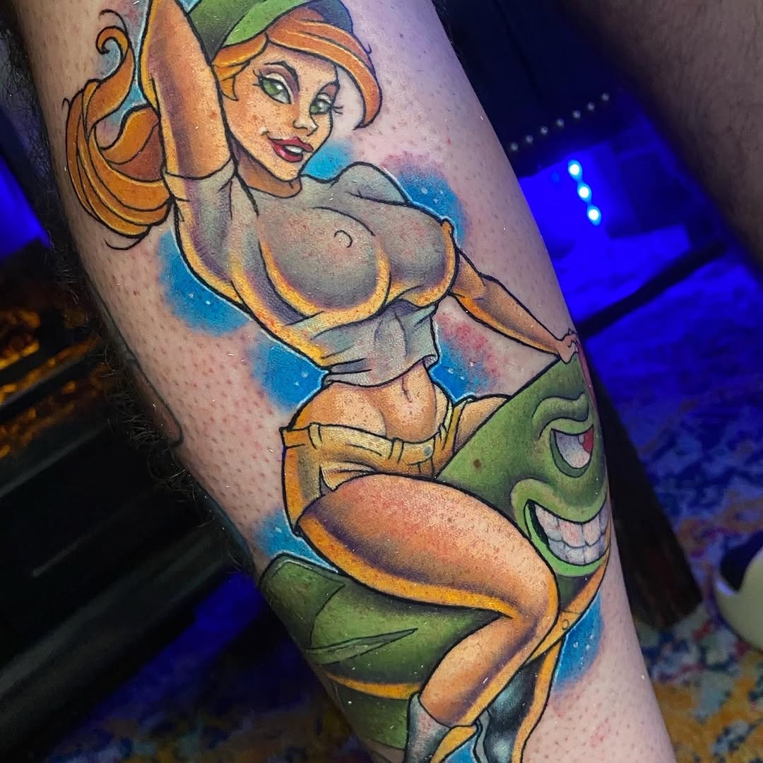 Tattoo by @krampusssytattoo — new_school