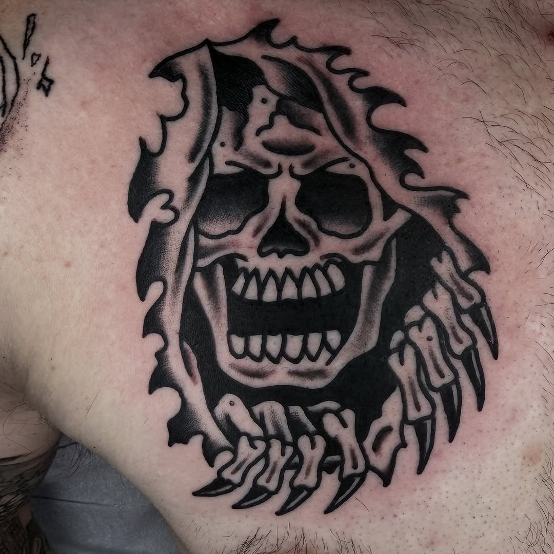 Tattoo by @anthonyxpimentel — blackwork, american_traditional
