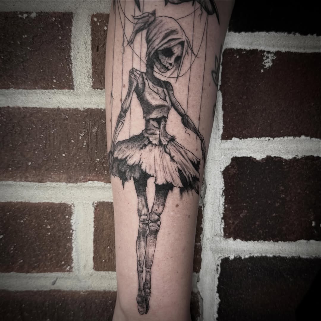 Tattoo by @jaycunliffe — dark_realism, black_and_grey