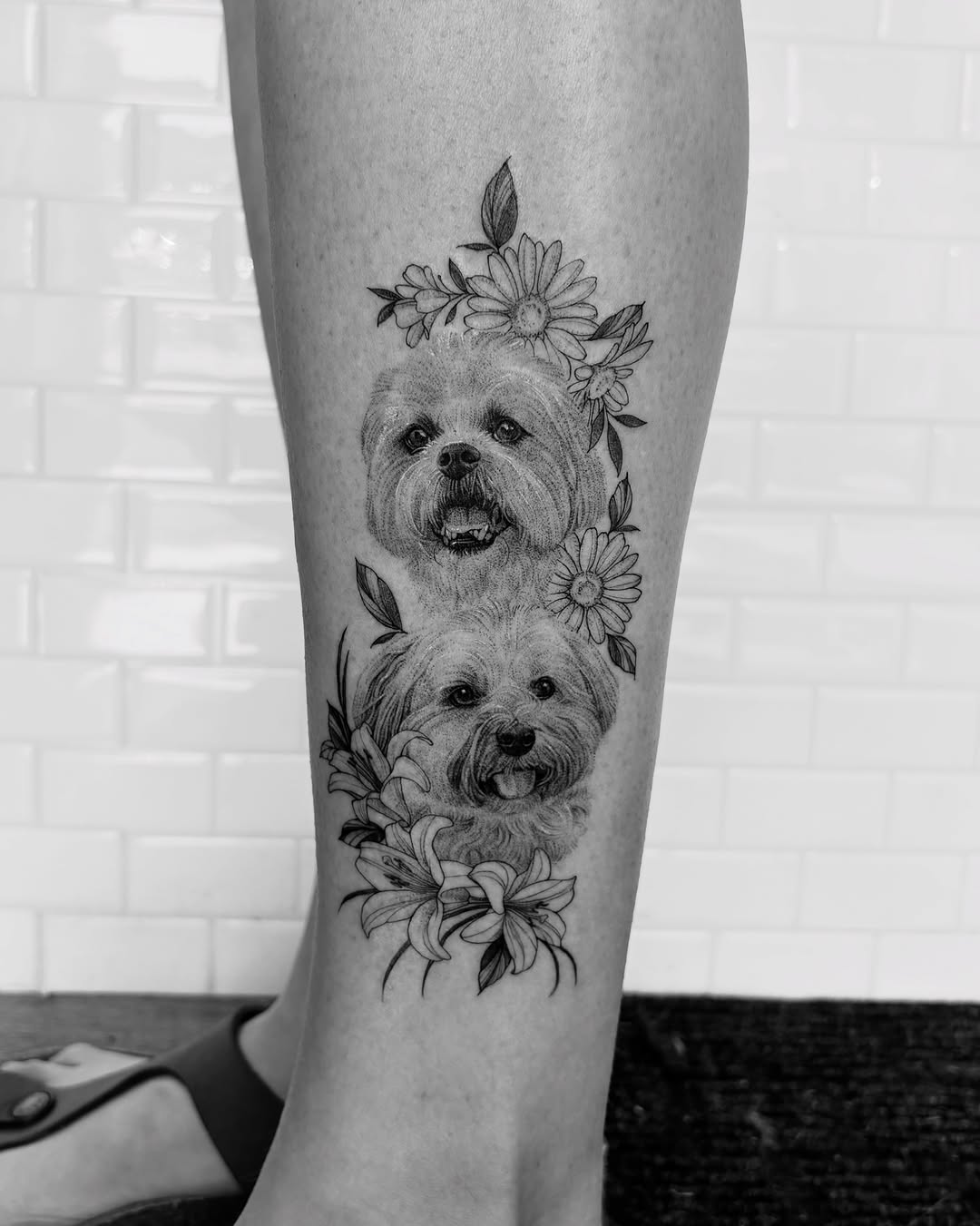 Tattoo by @wonniiink — realism, black_and_grey