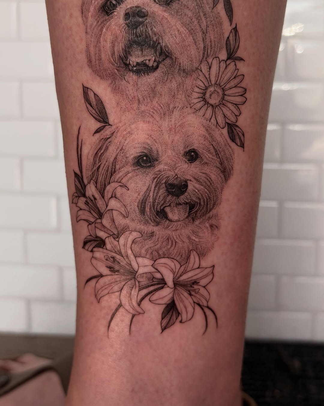 Tattoo by @wonniiink — realism, black_and_grey