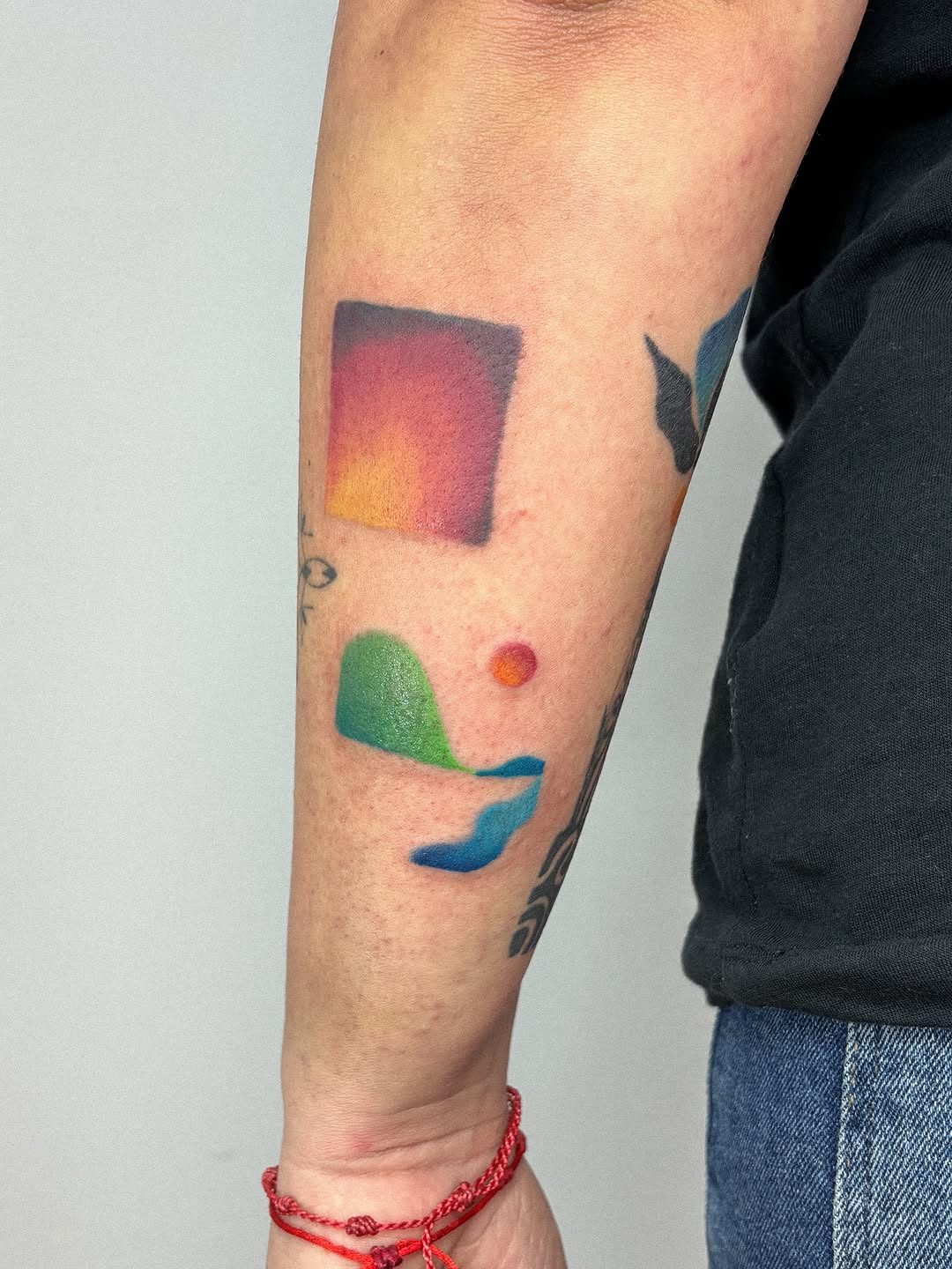 Tattoo by @juliatatua — watercolor, abstract