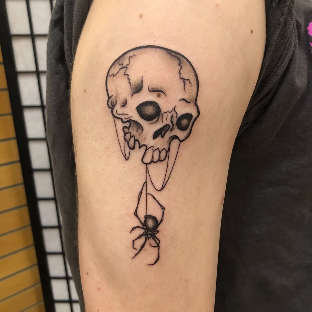 Tattoo by @amp.tattoos — black_and_grey, illustrative