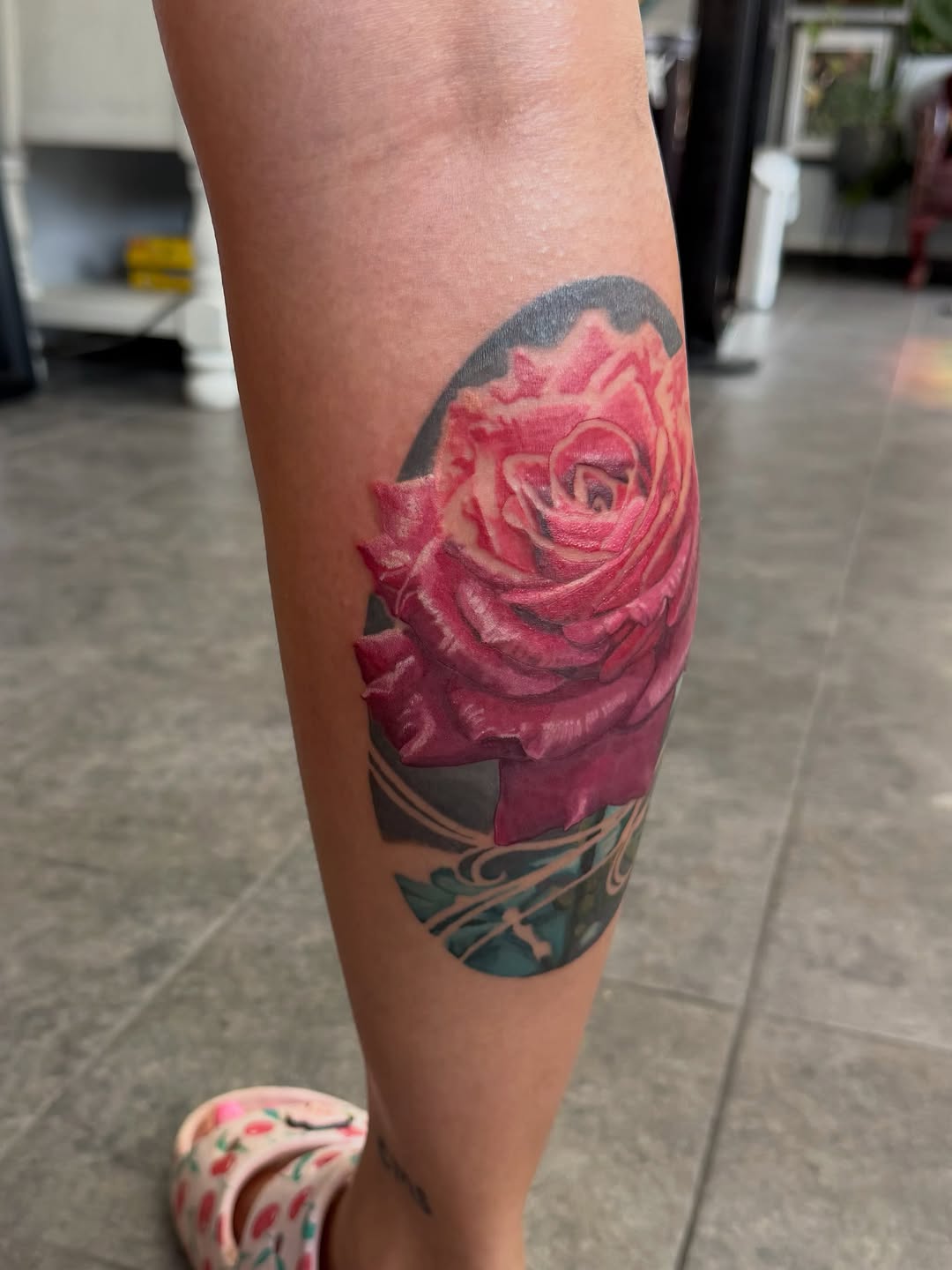 Tattoo by @tattoosbybabes — realism, black_and_grey