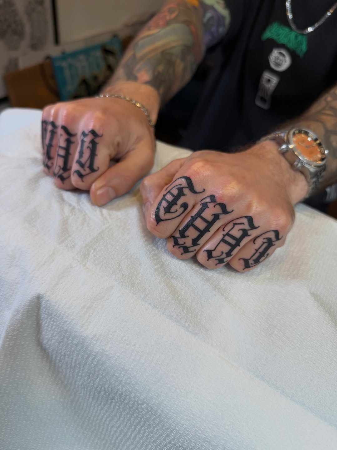 Tattoo by @deft_ink — lettering_script