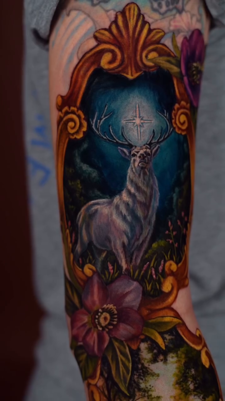 Tattoo by @ladyfae.art — realism, dark_realism