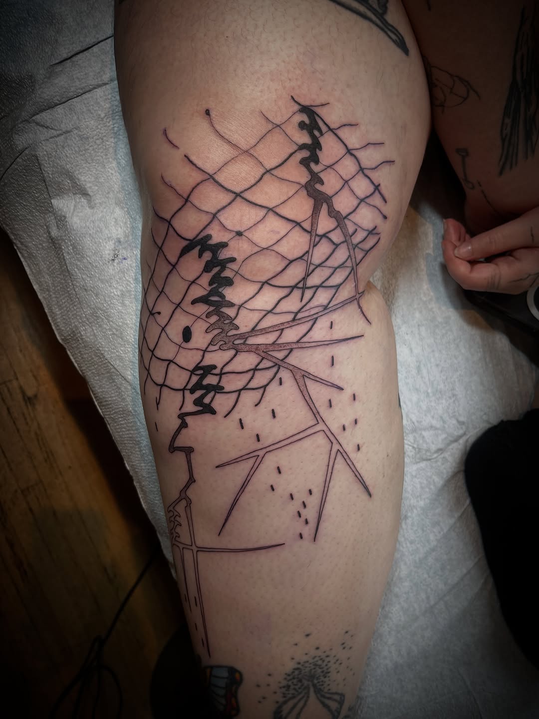 Tattoo by @fraserwright — blackwork, geometric