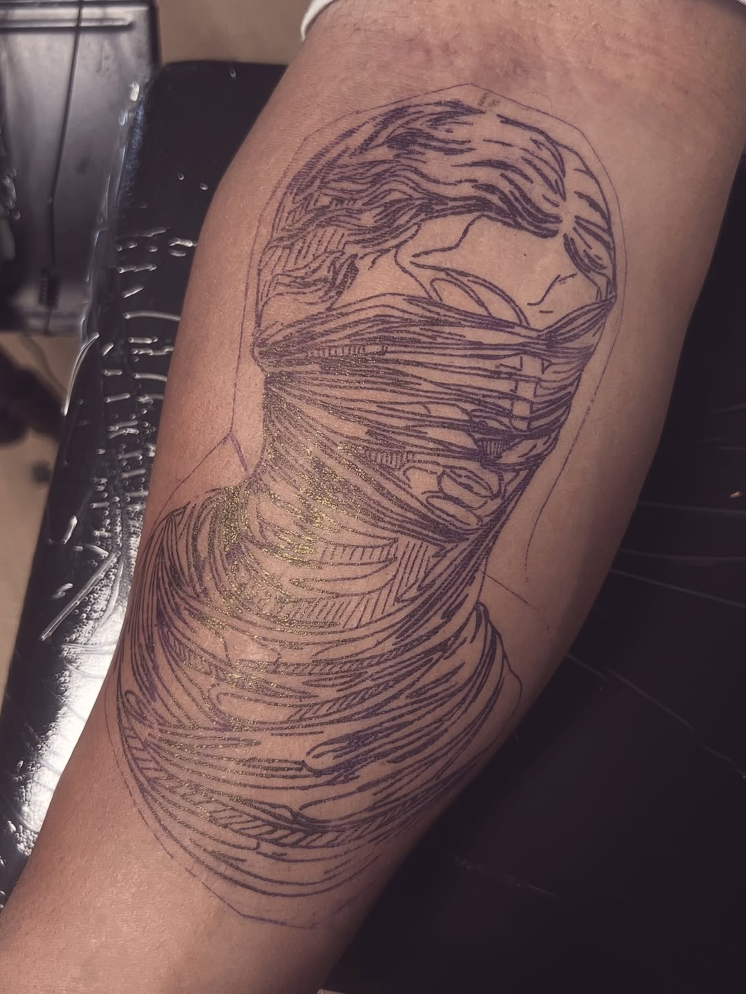 Tattoo by @dannonphantom — illustrative, sketch