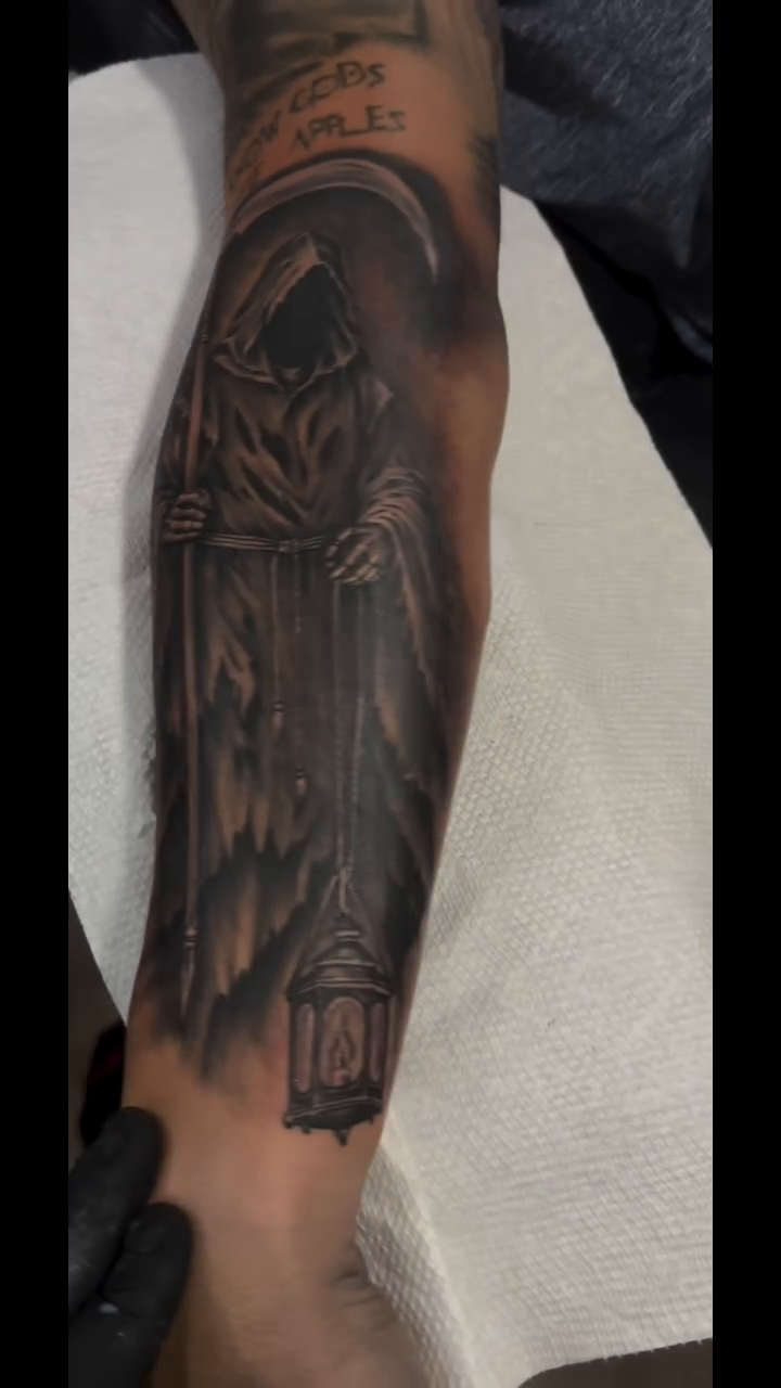 Tattoo by @payaso187 — dark_realism, black_and_grey