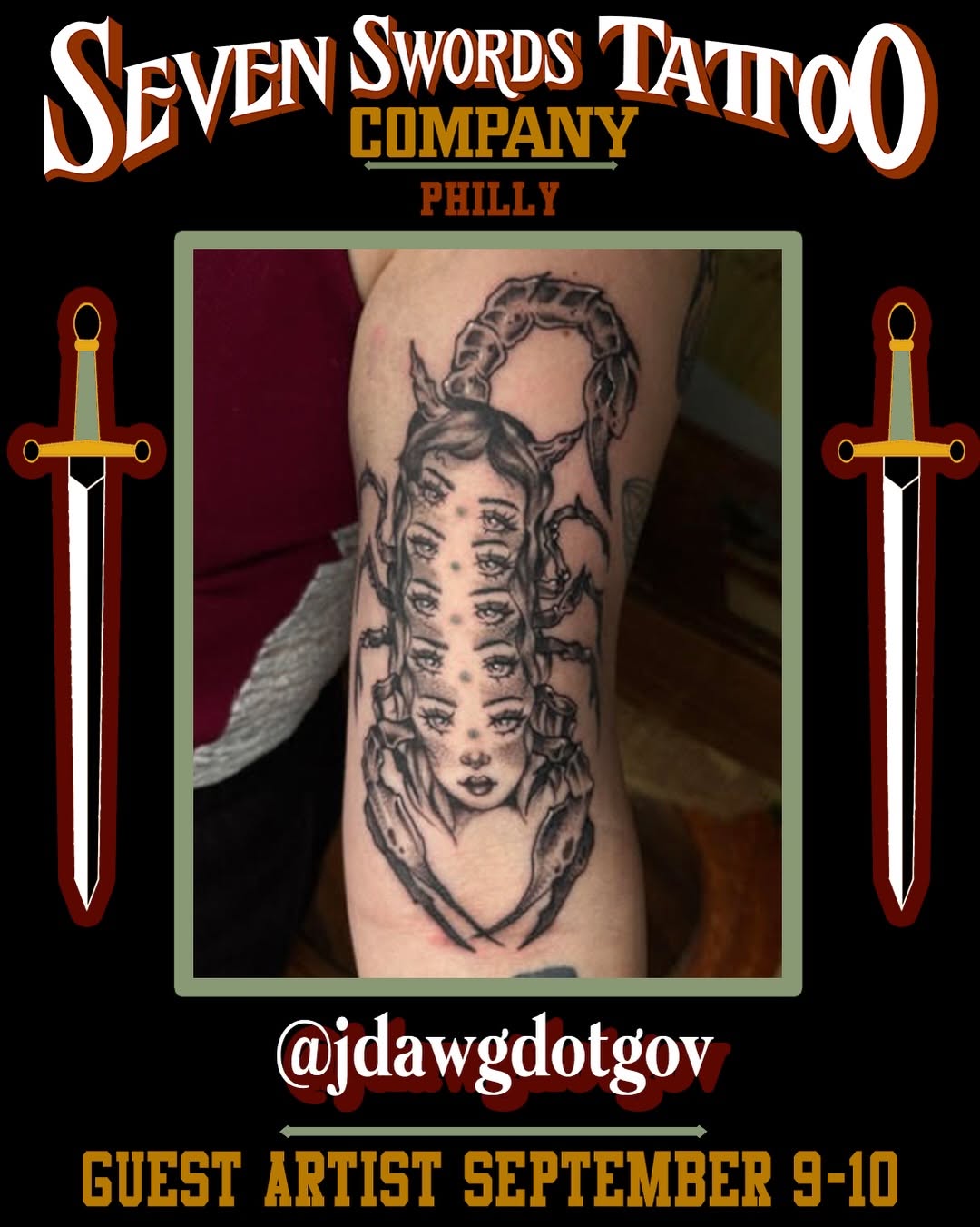 Tattoo by @jdawgdotgov โ dark_realism, black_and_grey