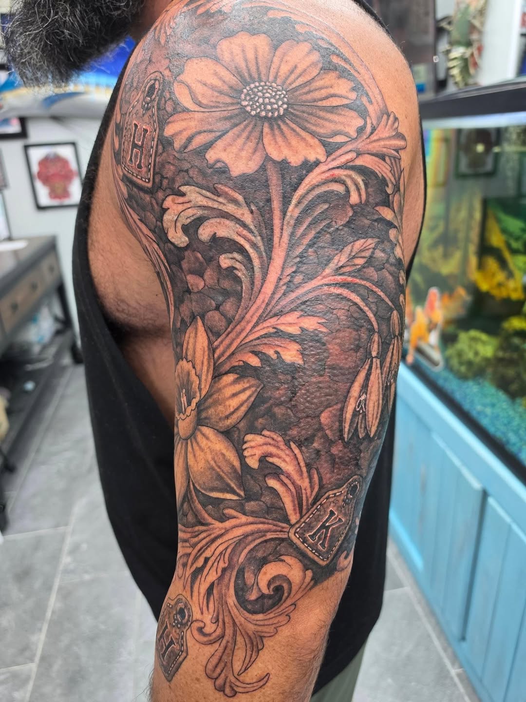 Tattoo by @tattoosbyjstar — realism, black_and_grey