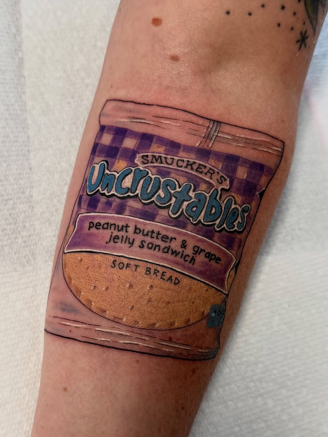Tattoo by @urmomtat2 — realism, lettering_script