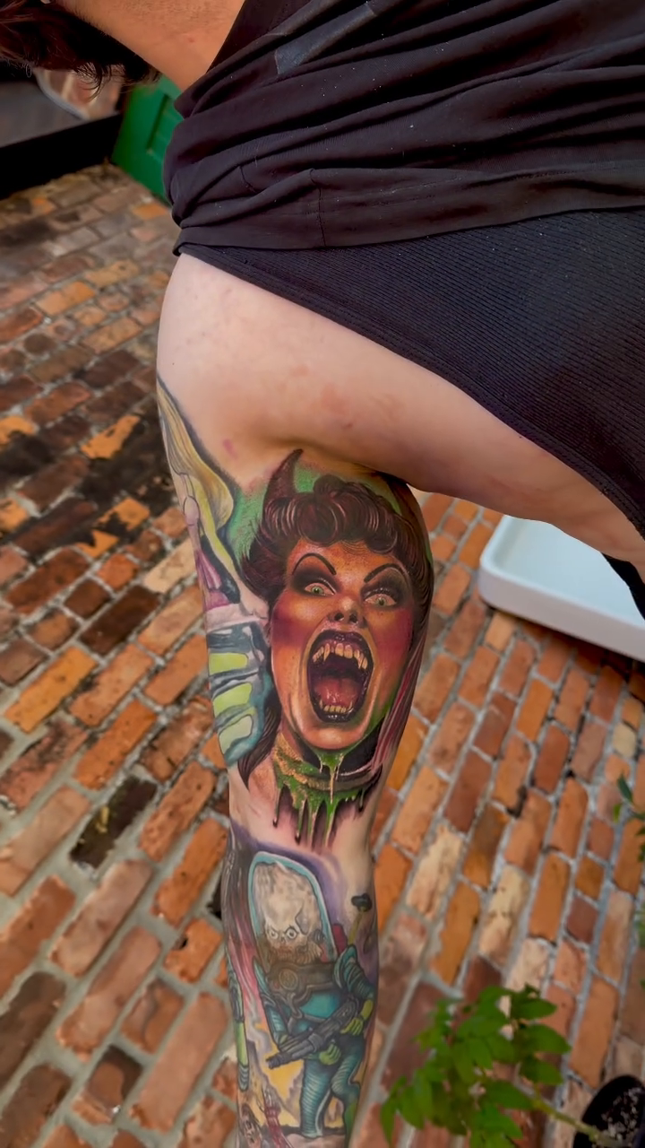 Tattoo by @kodiklotattoos — realism, dark_realism