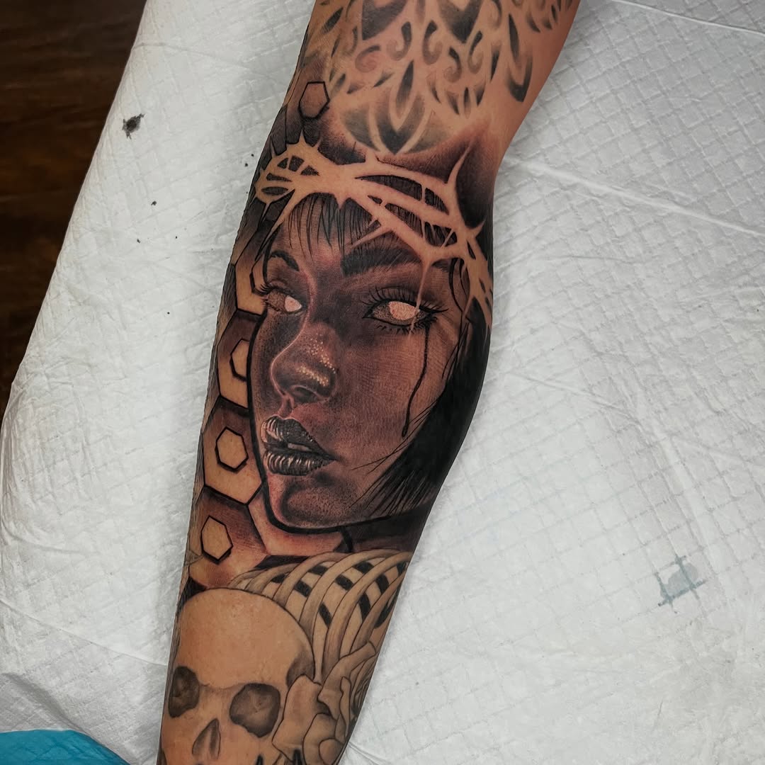 Tattoo by @kelvin_joet — realism, black_and_grey