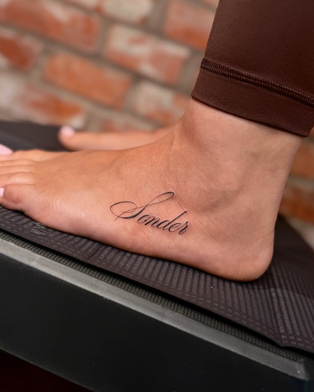 Tattoo by @jane_tattoo.yeg โ lettering_script, fine_line