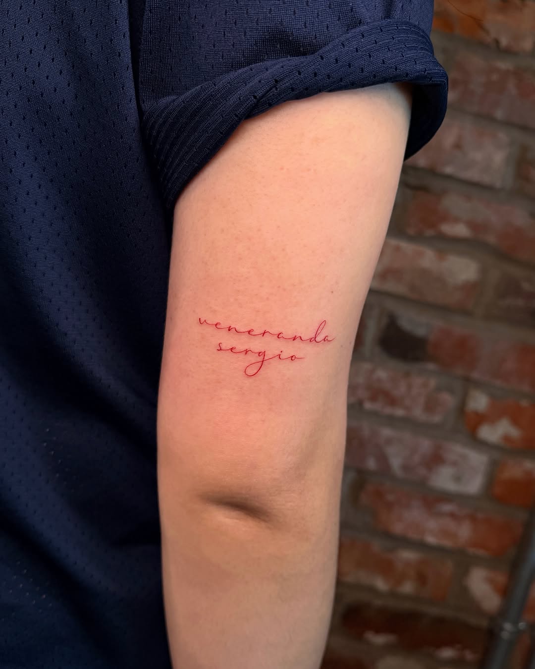 Tattoo by @jane_tattoo.yeg โ lettering_script, fine_line
