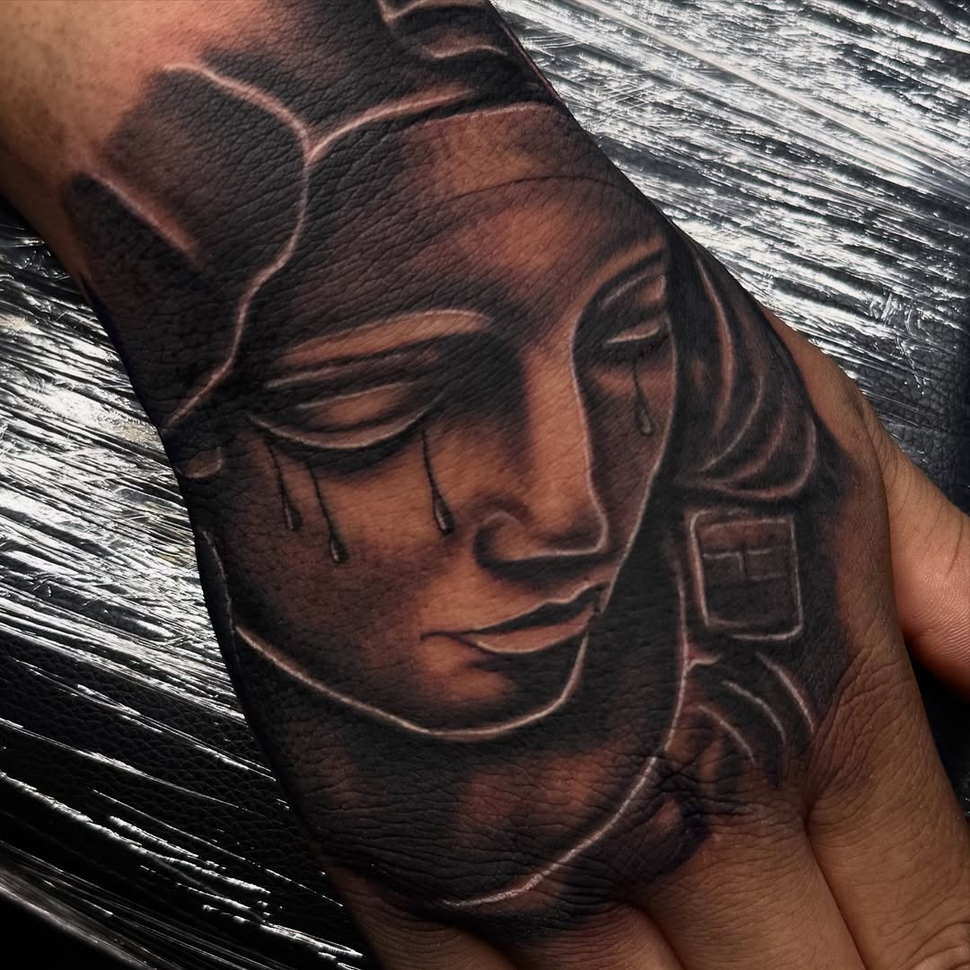 Tattoo by @tattsbymula — black_and_grey, realism