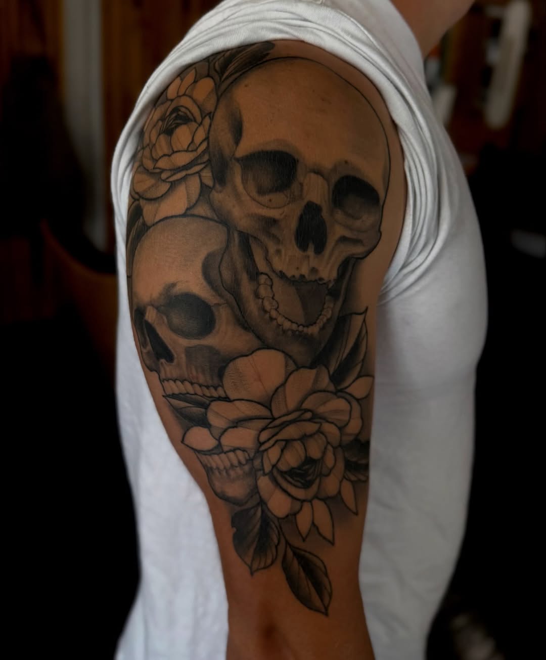 Tattoo by @loco_livin — black_and_grey, realism