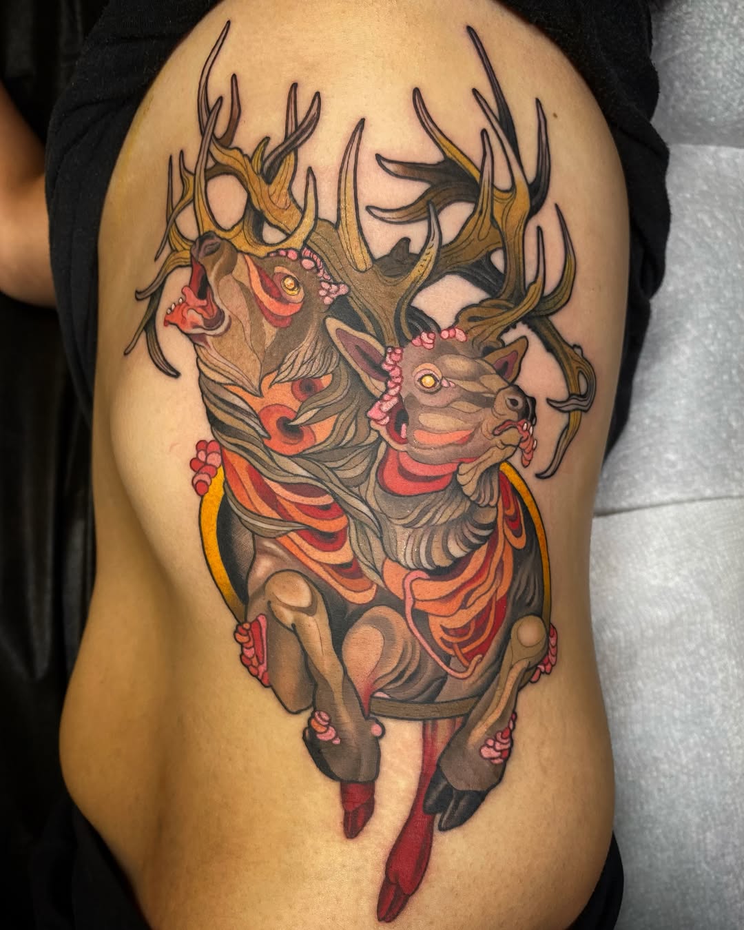Tattoo by @aaronriddletattoos — neo_traditional, illustrative