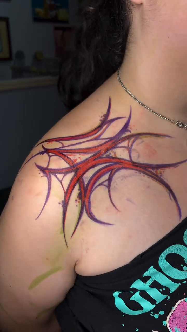 Tattoo by @b2_spiritink — geometric, blackwork