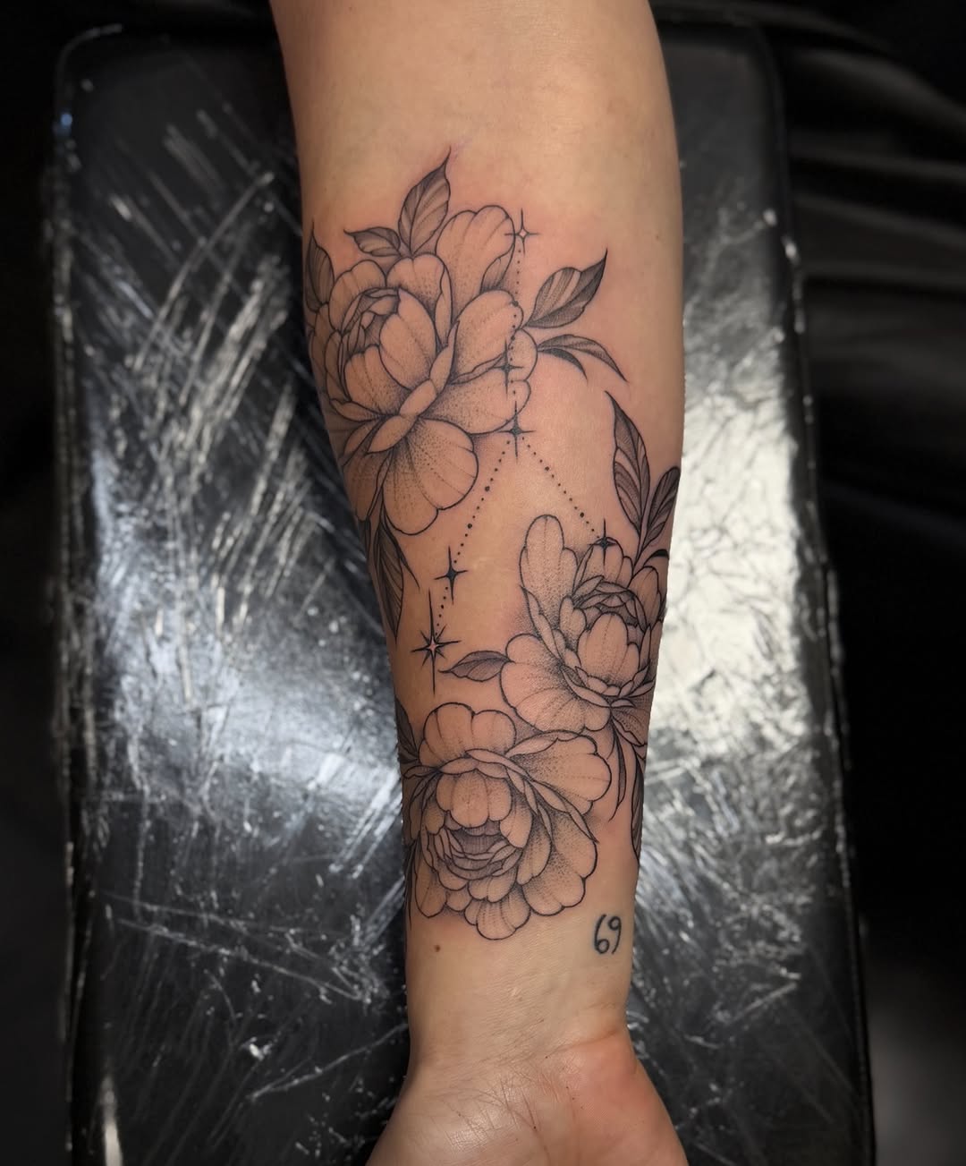 Tattoo by @rikkybobbytattoo โ fine_line, black_and_grey
