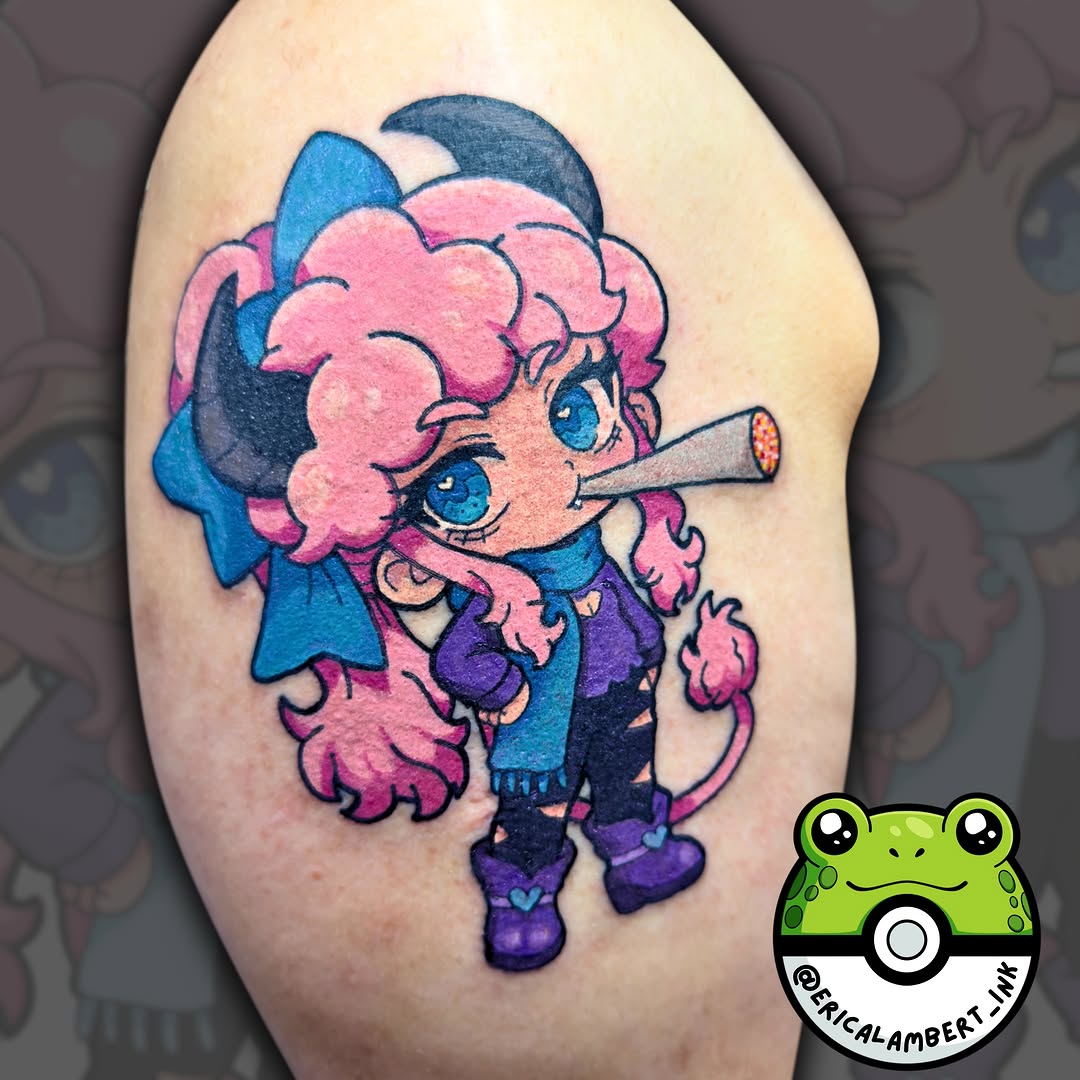 Tattoo by @ericalambert_ink — new_school, anime