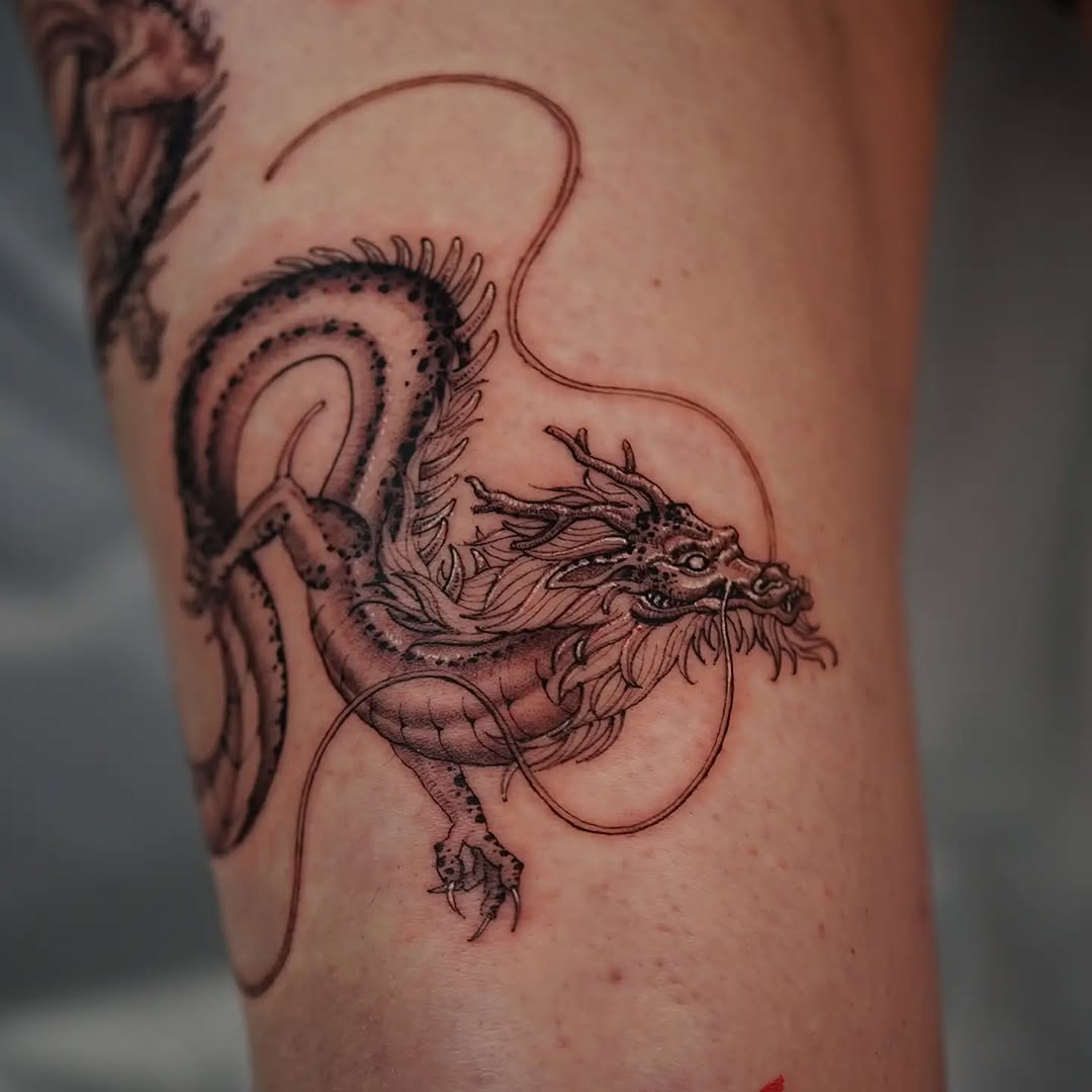 Tattoo by @vii_tattoo — japanese_irezumi, black_and_grey