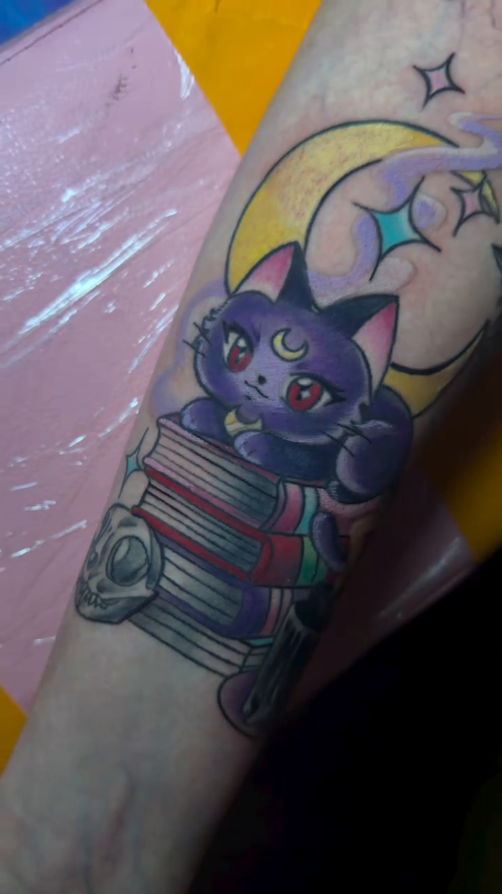 Tattoo by @xxsashafontainexx — anime, neo_traditional