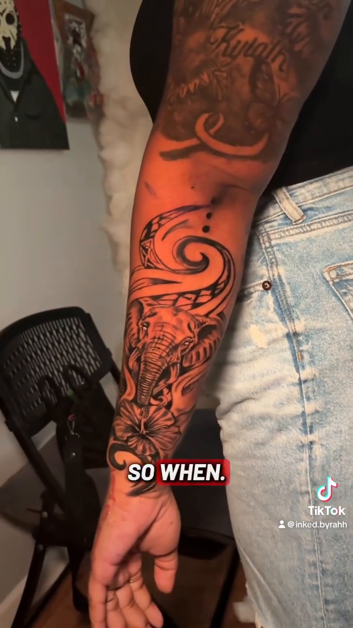 Tattoo by @inked.byrahh — black_and_grey, realism