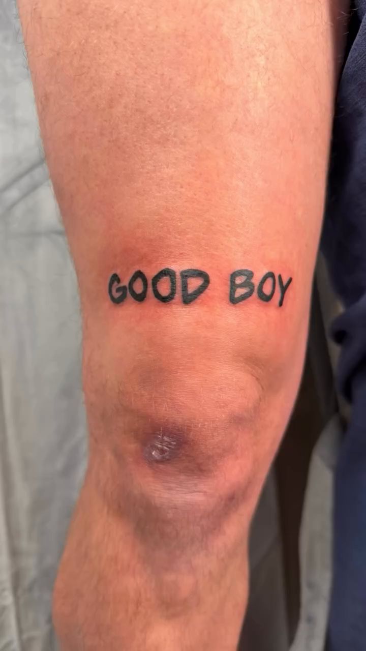 Tattoo by @paintedbyhanna.ink â lettering_script