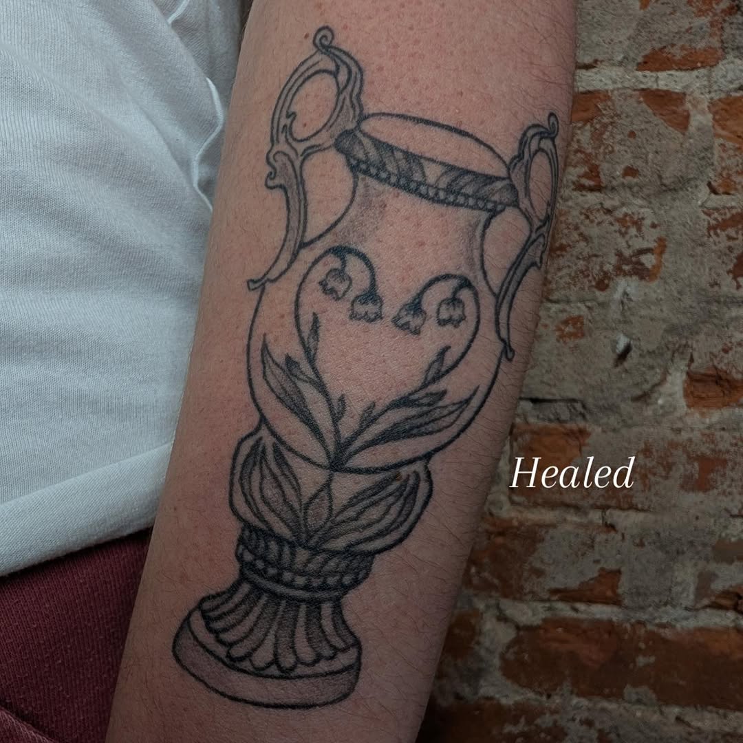 Tattoo by @rayns.ink — fine_line, black_and_grey