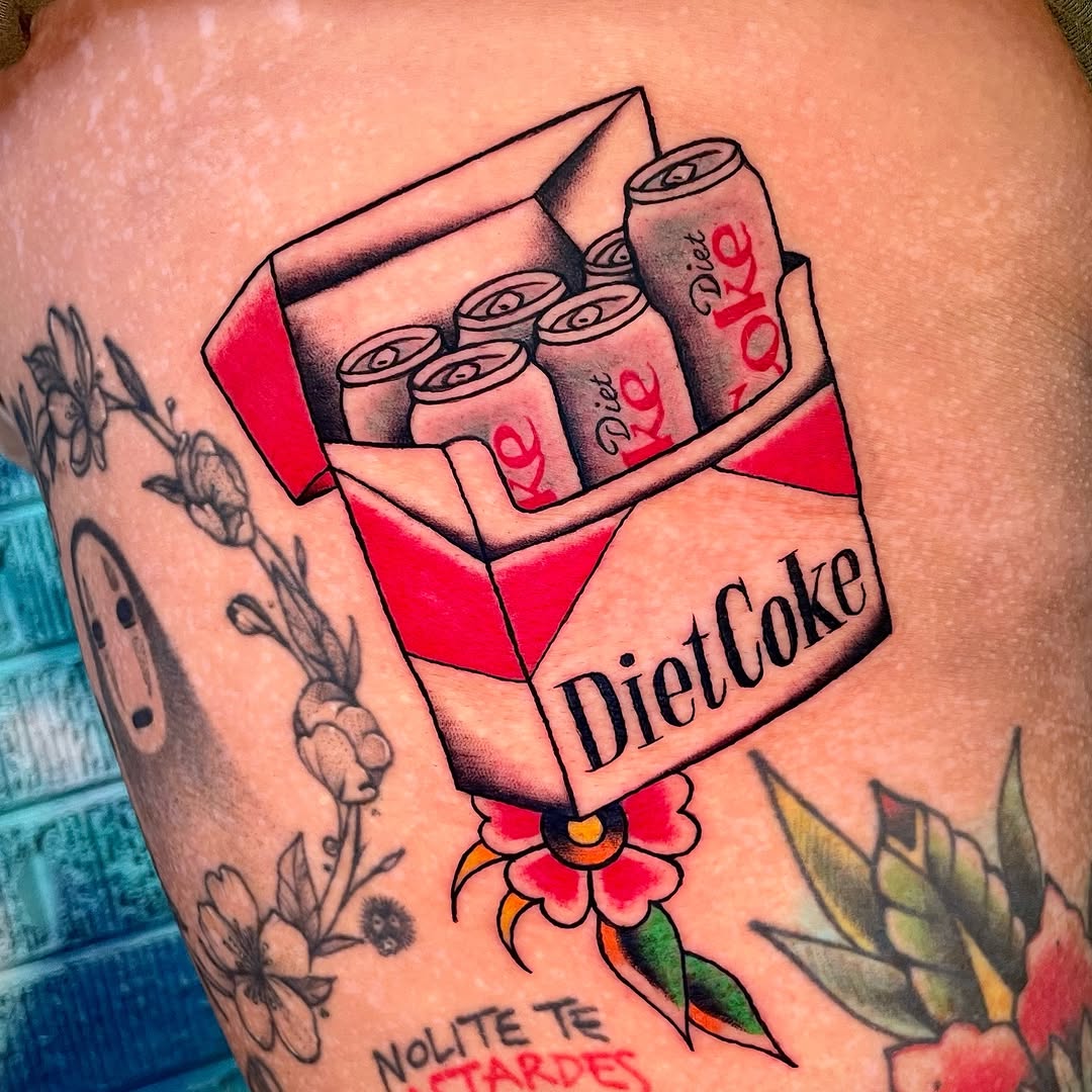 Tattoo by @fish.af β american_traditional, trash_polka