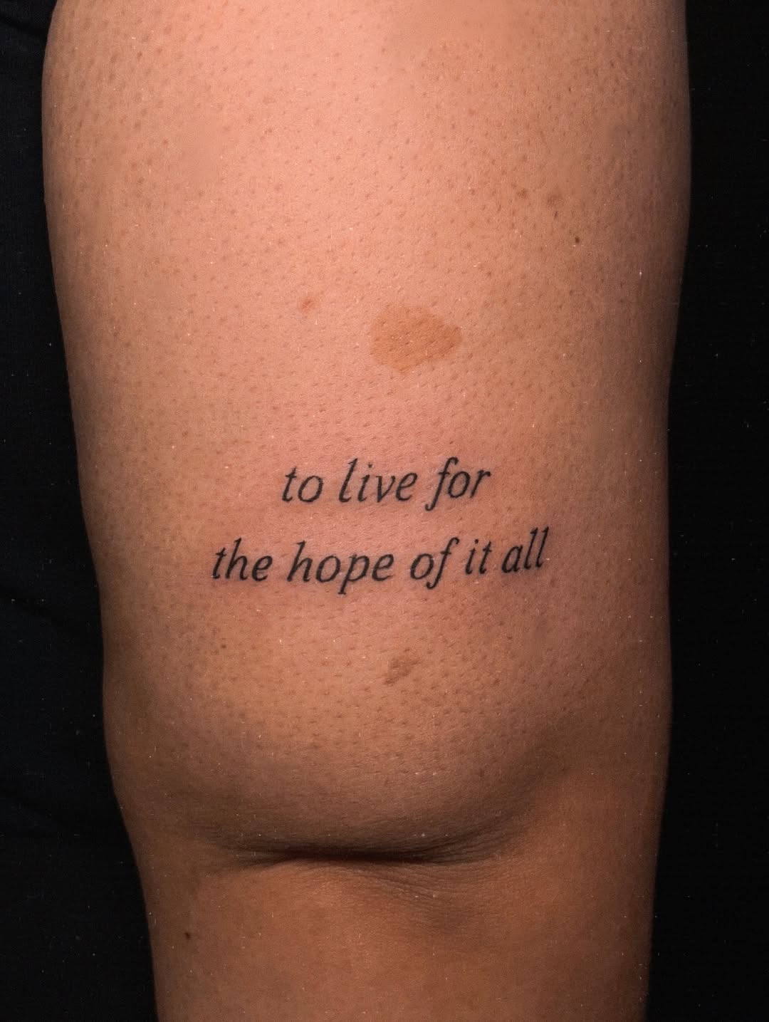 Tattoo by @inky.jnnh — lettering_script, fine_line
