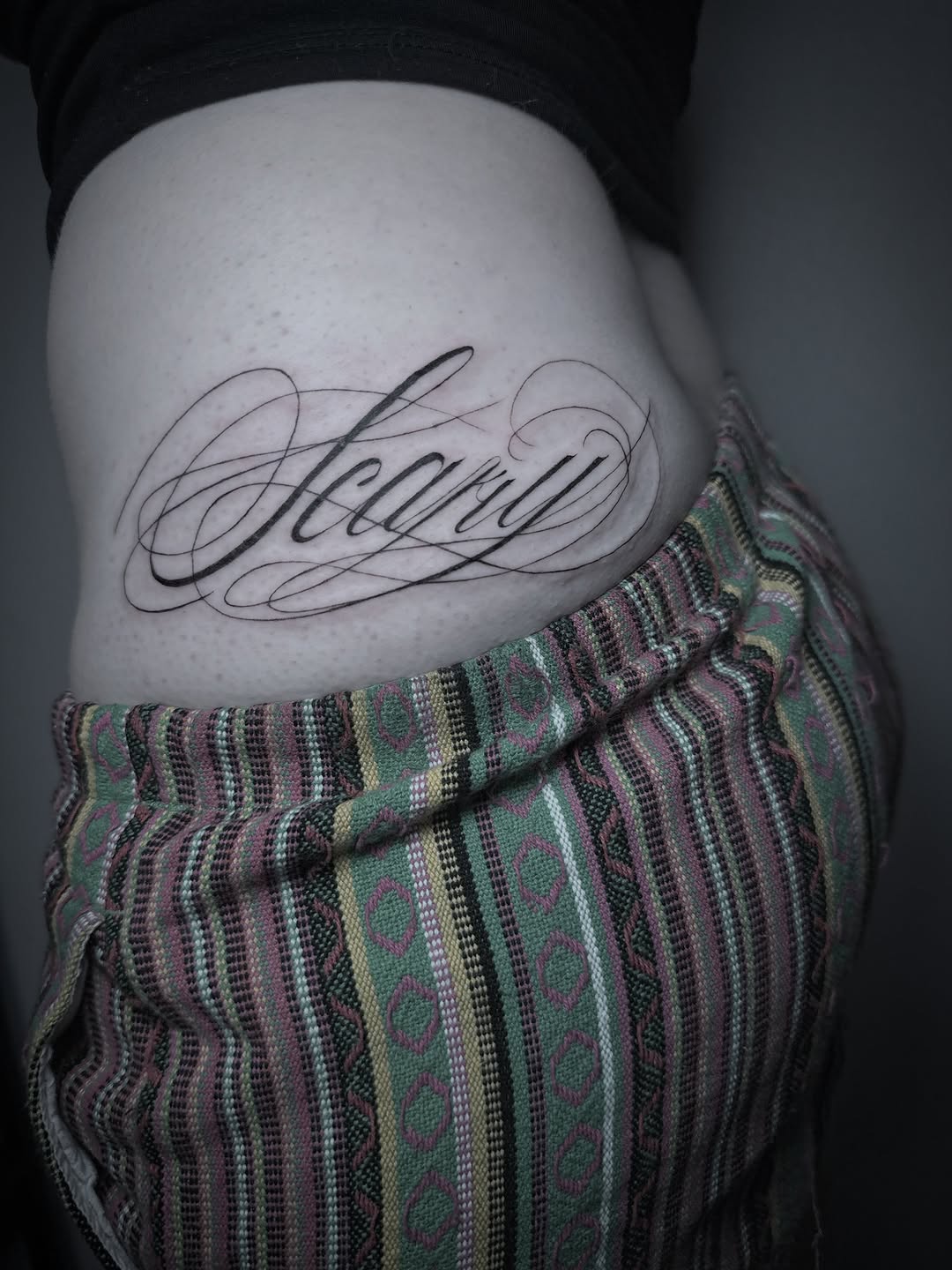 Tattoo by @ink.booo โ lettering_script, fine_line