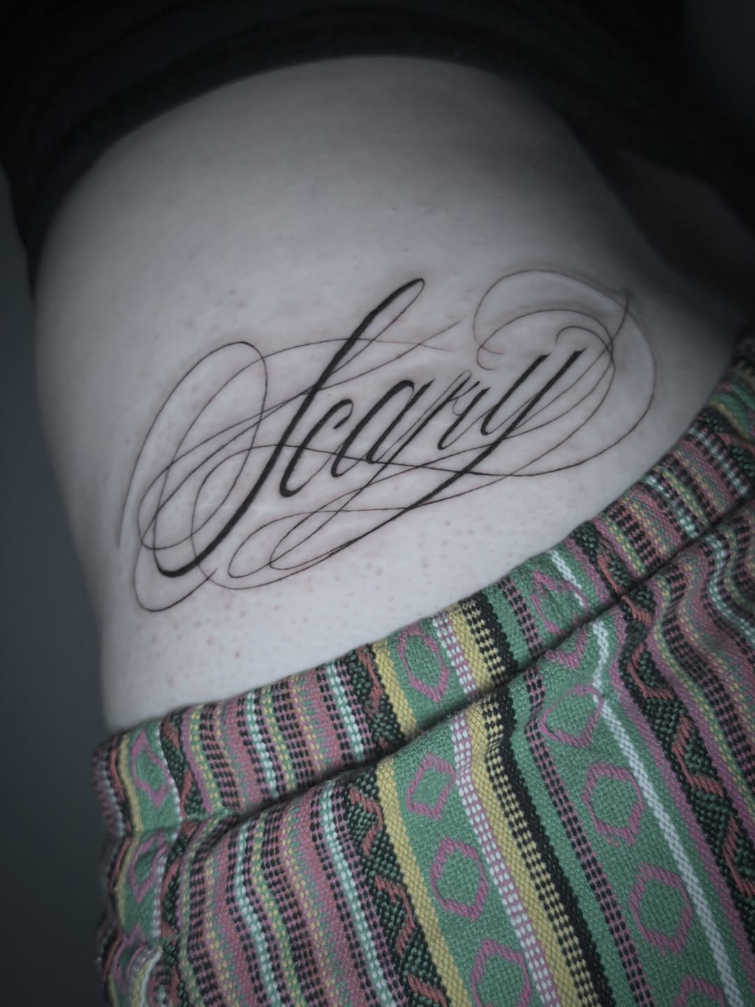 Tattoo by @ink.booo โ lettering_script, fine_line